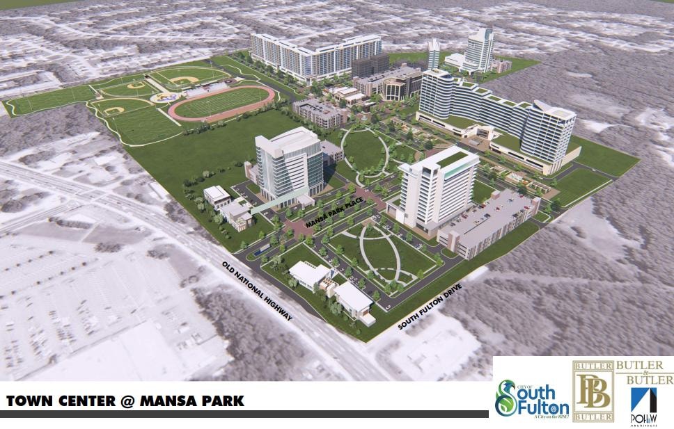 Town Center at Mansa Park site plan detail